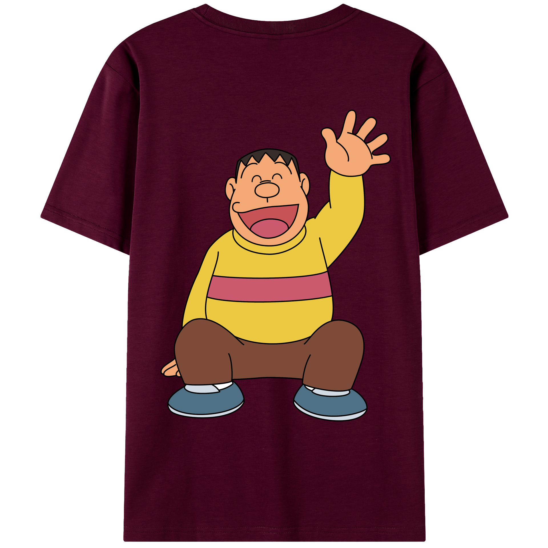 （画像用） ドラえもん 剛田武 Doraemon Gouta Takeshi レディース半袖Tシャツ(バックプリント)